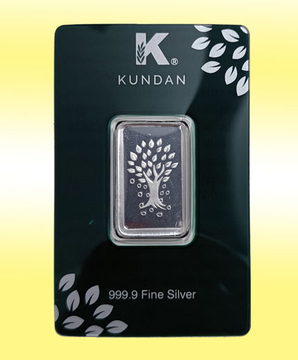 Kundan Kalpataru Tree Precious 10 gm Silver Coin