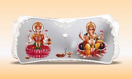 Lakshmi Ganesha 50 gm Silver Bar