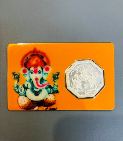 MMTC Ganesha Silver Coin
